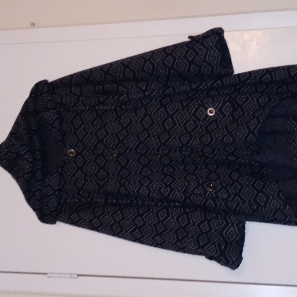 For Cynthia Hooded button jacket